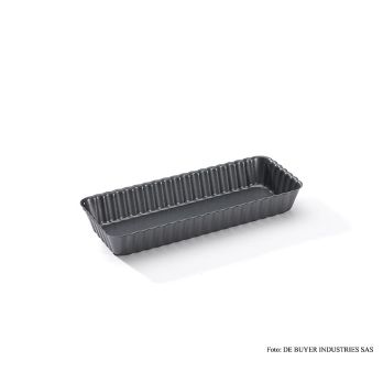 deBUYER Tarteform, rechteckig, 20x8cm, mit abnehmb. Boden, 1 St