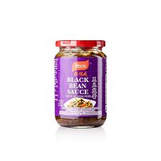 Black Bean Sauce, mit Knoblauch, Yeos, 270 g