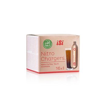 Einweg Nitrokapseln, für Nitro Cold Brew Coffee (reiner Stickstoff), iSi, 16 St