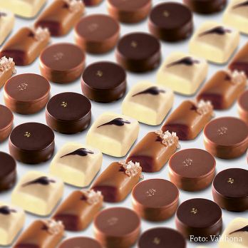 Valrhona Pralinen-Mischung, Sensation Classique, 4 Sorten, 1,6 kg, 160 St