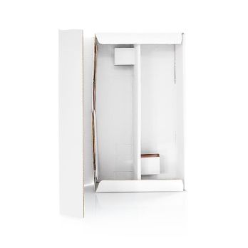 Weinpräsentkarton Seta Bianco Sternenbaum, 2er Präsentkarton, weiß, 360mm, 1 St