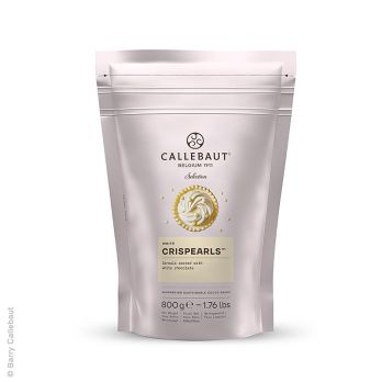 Crispearls™ White, knusprige weiße Schoko Perlen, Callebaut (CHW-CC-CRISE0-02B), 800 g