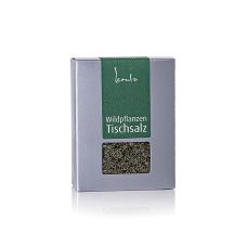 Wildpflanzensalz, Steinsalz mit Kräutern als Tischsalz, 100 g