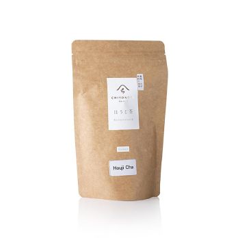 Sencha Houjicha, gerösteter Grüner Tee, Teekannen Beutel, Chiyonoen Japan, 75 g, 5 x 15g