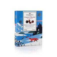 Valrhona Weihnachtskollektion, 12 Schokoladen Trüffel, 155 g