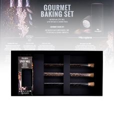 Microplane Geschenkset Gourmet-Back-Set, Gewürzmühle + Gewürze, 2 St