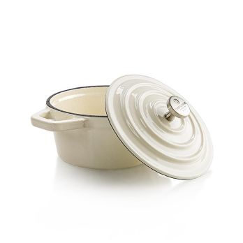 Mini Cocotte, beige, Gusseisen/Emaille, Chef Cuisine, 4 tlg.
