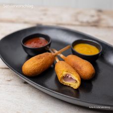 Corn Dogs am Stiel, Damhus, TK, 2,5 kg, 50 x 50g