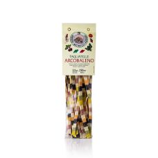 Nudeln Tagliatelle Arcobaleno (bunte Regenbogenpasta), Morelli 1860, 250 g