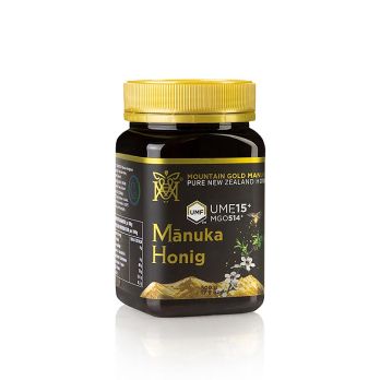 Manukahonig, UMF™ zertifiziert, 15+, MGM Neuseeland, 500 g