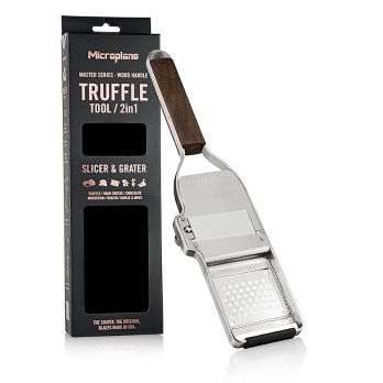 MICROPLANE Master Serie, Trüffel Profi 2in1, mit Holzgriff (43313), 1 St