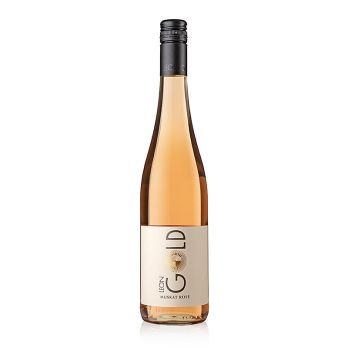 2024er Muskat-Trollinger Roséwein, feinherb , 11,5 % vol,. Leon Gold, BIO, 750 ml
