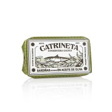 Sardinen, XOUBAS, ganz, in Olivenöl, Catrineta, 81 g