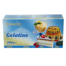 Blatt-Gelatine - Gold, 210 Bloom, 1 kg, ca.500 St