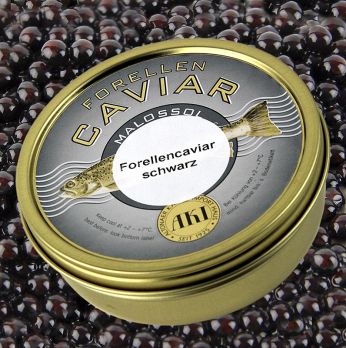 Forellen-Kaviar, schwarz, 200 g