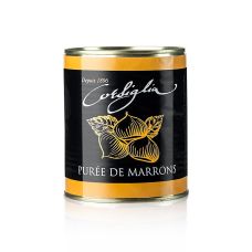 Maronenpüree, fest & ungesüßt (orange Dose), Corsiglia Facor, 870 g