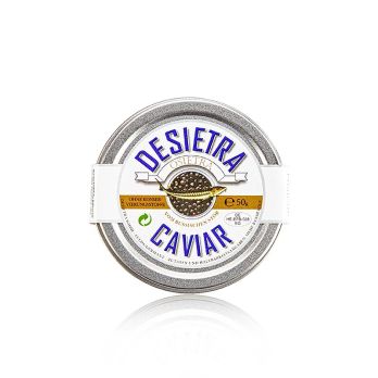 Desietra Osietra Kaviar (gueldenstaedtii), Aquakultur, ohne Konservierungsmittel, Deutschland, 50 g