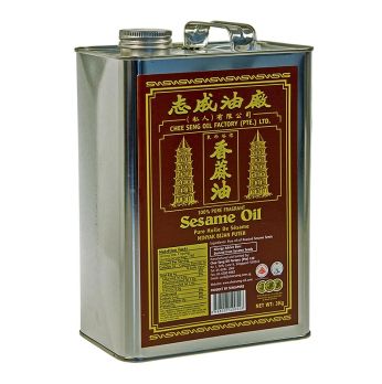 Sesamöl Asia, rein, dunkel, aus geröstetem Sesam, 3,215 l