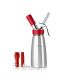 Espuma - Sprayer, Gourmet Whip Plus, komplett, Edelstahl matt, 500 ml, rot, 1 St