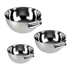 All-Clad Edelstahlrührschüsselset, 3 Schüsseln mit 1,4/2,8/4,7 L, 3 tlg.