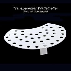 Mini-Waffelhörnchen-Halter, Plexiglas lichtgrau, Malerpalette, für 38 Hörnchen, 1 St