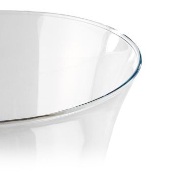 Glas-Vase/Kelch DENISE, ø 15cm, 25cm hoch, 1 St