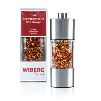 Wiberg Chilies, geschrotet, in der Mühle, 14cm Keramik-Mahlwerk, 50 g