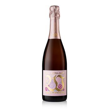 Rosé Sekt Spätbugunder Chardonnay, brut, 12% vol., von Winning, 750 ml