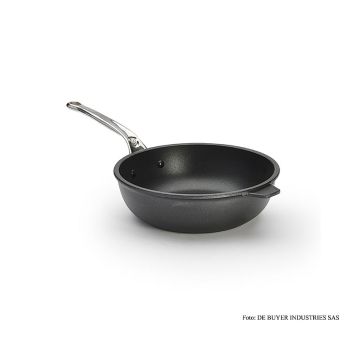 deBUYER Choc Extreme Induktions Antihaft-Sauteuse, Edelstahlgriff, ø 24cm, 1 St