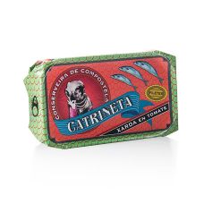 Makrelenfilets (xarda en tomate), ganz, in Tomatensoße, Catrineta, 120 g