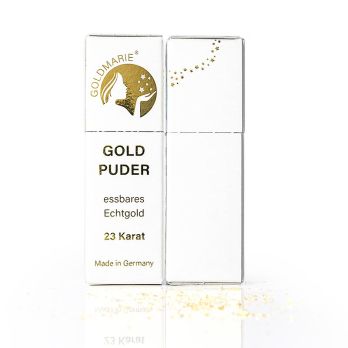 Gold - Blattgoldflocken Streuer Goldmarie, 23 Karat, ca.0,5-1mm², 0,1 g