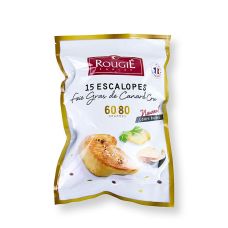 Entenstopfleberscheiben Selection, Schrägschnitt, à ca.60-80g, Rougié, TK, ca.2 kg, 30 St