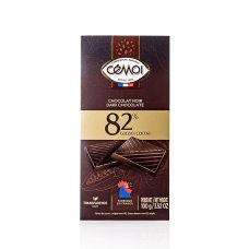 Schokoladen Tafel - Zartbitter 82% Kakao, Cémoi, 100 g