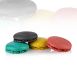 Macarons Mischung 2 (je 96 x Schwarz, Cassis, Zitrone, Türkis), ca. Ø3,5cm, 921 g, 384 St