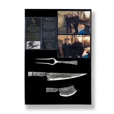 Hallo Schatz Messerset, aus Kugellagern handgeschmiedet, CHARITY für SKFA, 3 tlg.