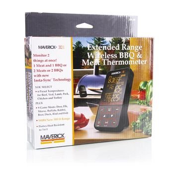 Digital Thermometer Set Wireless BBQ & Meat, XR-40 (Funk), Maverick, 1 St