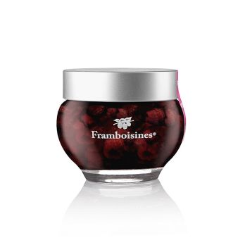 Framboisines - eingelegte Himbeeren in Himbeerlikör & Himbeergeist 15% Vol., 390 g