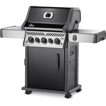 Napoleon Gasgrill Rogue SE 425 2021, schwarz, Gussrost, 4 Brenner + SIZZLEZONE, 1 St