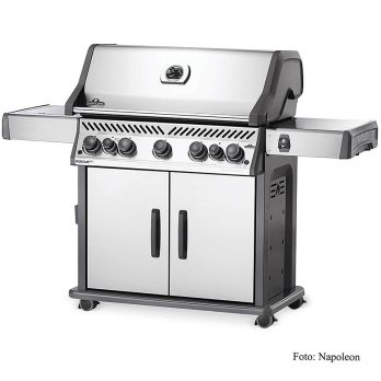 Napoleon Gasgrill Rogue SE 625 2020, Edelstahl, 6 Brenner + SIZZLEZONE, 1 St