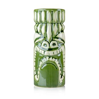 Tiki Becher Kuna Loa, grün, 330ml, Libbey Glass (00864), 1 St