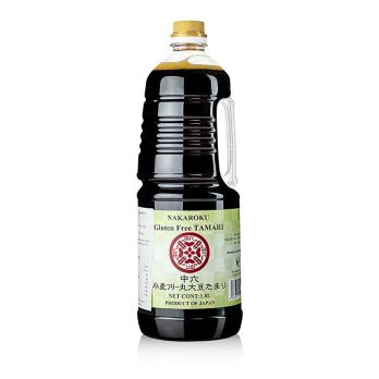 Soja-Sauce - Tamari, Nakaroku, glutenfrei, Japan, 1,8 l