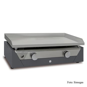 Plancha Bräter, PROFI Rainbow Anthrazit, 70x40cm, 12mm, 6,6KW Gas (Simogas), 1 St