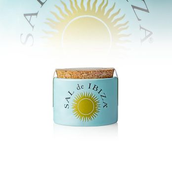 Sal de Ibiza - Meersalz / Fleur de Sel, im Portions-Porzellangefäß, 28,5 g