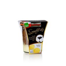 Soufflini - Schokoladensouffle mit flüssigem Kern, auf Eierlikörcreme, BIO, 100 g