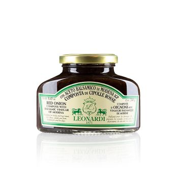 Kompott von Roten Zwiebeln mit Balsamico di Modena, Leonardi, 240 g