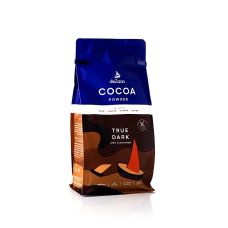 True Dark Kakao Pulver, stark entölt, 10-12% Fett, deZaan, 1 kg