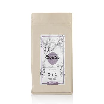 BOS FOOD - Espresso Deluxe, Arabica Kaffee -Mischung, ganze Bohne, 1 kg