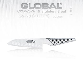 GS-90 Santoku Kulle, Antihaft-Klinge für Gemüse,Fisch, Fleisch, 13cm, GLOBAL, 1 St