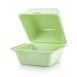 Mehrweg Take-Away Burgerbox, 157x157x104mm, Grün, 50 St