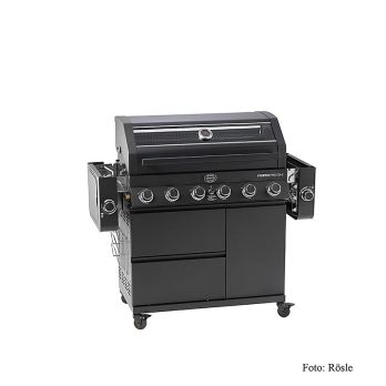 Gasgrill BBQ-Station VIDERO Pro G6-S Vario+ 50mbar, mattschwarz, Rösle, 1 St